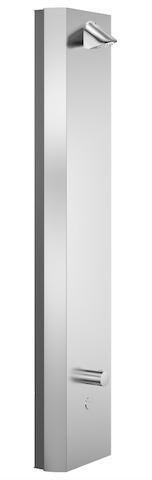 SCHELL Duschpaneel LINUS Inox Edelstahl gebürstet mit CVD-Touch-Elektronik und Thermostat
