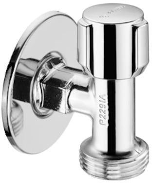 SCHELL Geräteanschlussventil COMFORT – platzsparend, 1/2" x 3/4", verchromt, mit Rosette