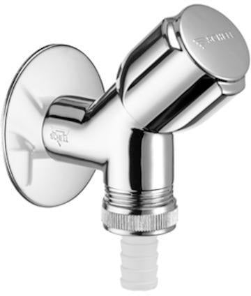 SCHELL Geräteschrägsitzventil COMFORT RV 1/2 Zoll chrom – mit Rückflussverhinderer
