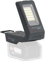 SCANGRIP DUO CONNECT LED-Strahler 108 W, 2500 lm, 18 V, IP30 – mit 2 flexiblen Leuchtenköpfen