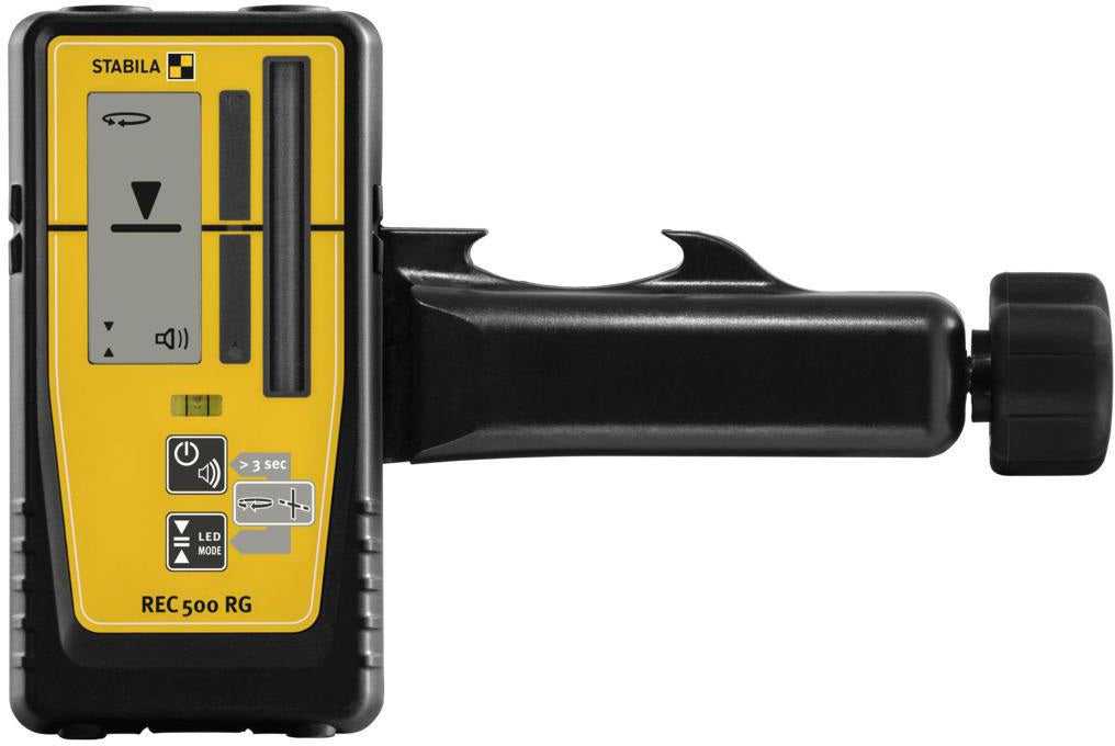 STABILA Rotations- und Linien-Receiver REC 500 RG – Laserempfänger für Rotations- und Linienlaser, 50 h