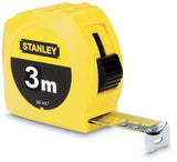 STANLEY Taschenrollbandmaß 3 m, 12,7 mm Band, mm/cm Teilung, EG II, Kunststoffgehäuse mit Feststeller