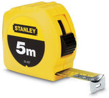 STANLEY Taschenrollbandmaß 3 m, 12,7 mm Band, mm/cm Teilung, EG II, Kunststoffgehäuse mit Feststeller