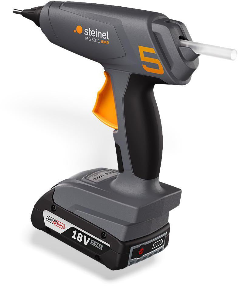 STEINEL Akku-Heißklebepistole MobileGlue 5011 AMP SET 18V 130/200°C 2 min