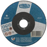TYROLIT Trennscheibe BASIC D125 x 1 mm, 22,23 mm Bohrung, 10 Stück/Dose