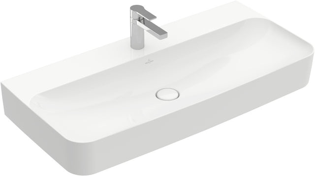 Villeroy & Boch Finion Wandwaschbecken 1000 mm Weiß Alpin CeramicPlus Rechteck