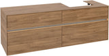 Villeroy & Boch Waschtischunterschrank Collaro C079 B0 1600 mm Kansas Oak mit LED-Beleuchtung