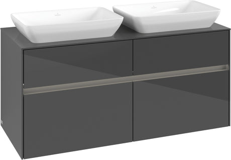 Villeroy & Boch Waschtischunterschrank Collaro C115 B0 1200 mm Glossy White mit Beleuchtung und SoftClosing