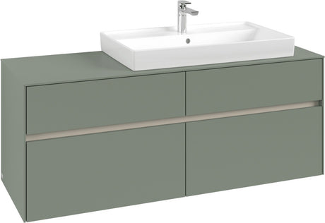 Villeroy & Boch Waschtischunterschrank Collaro C090 B0 1400 mm White Oak mit Beleuchtung