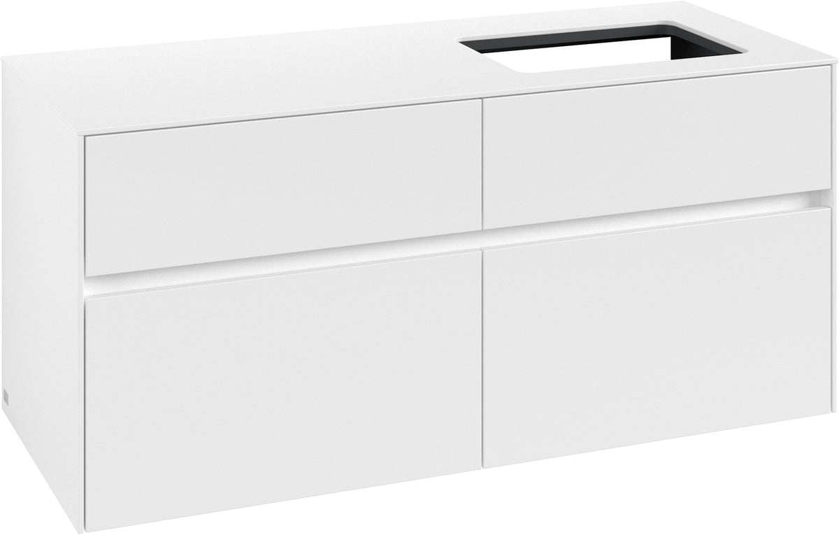 Villeroy & Boch Waschtischunterschrank Collaro C11400 White Matt 1200 mm mit 4 Auszügen