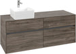 Villeroy & Boch Waschbeckenunterschrank Collaro C046 Stone Oak 1400 mm mit 4 Auszügen