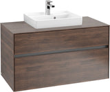 Villeroy & Boch Waschtischunterschrank Collaro C016 B0 1000 mm Arizona Oak mit Beleuchtung