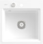 Villeroy & Boch Subway Style 50 S Flat Einbauspüle 500x510mm Stone White CeramicPlus