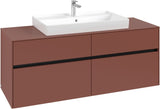 Villeroy & Boch Waschtischunterschrank Collaro C088 1400 mm White Oak, 4 Auszüge, SoftClosing