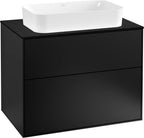 schwarz / Mitteldichte Faserplatte (MDF) / schwarz