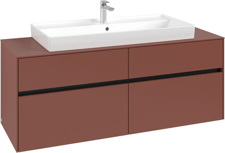 Villeroy & Boch Waschtischunterschrank Collaro C092 B0 1400 mm White Oak mit Beleuchtung