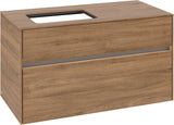 Villeroy & Boch Waschtischunterschrank Collaro C110 B0 1000 mm Kansas Oak mit Beleuchtung und SoftClosing