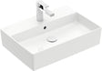 Villeroy & Boch Aufsatzwaschbecken Memento 2.0 600x420mm Rechteck Weiß Alpin TitanCeram
