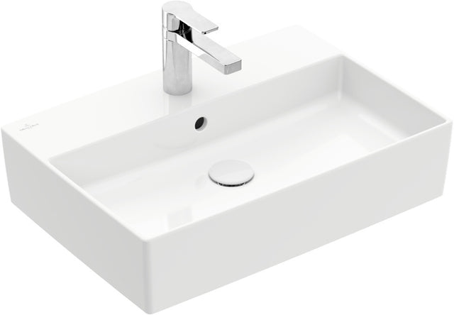 Villeroy & Boch Aufsatzwaschbecken Memento 2.0 600x420mm Rechteck Weiß Alpin TitanCeram