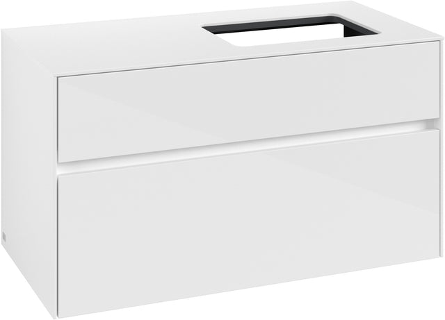 Villeroy & Boch Waschtischunterschrank Collaro C11100 1000 mm Glossy White mit SoftClosing