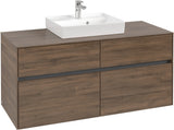Villeroy & Boch Waschtischunterschrank Collaro C07000 in Arizona Oak – 1200 mm, 4 Auszüge, SoftClosing