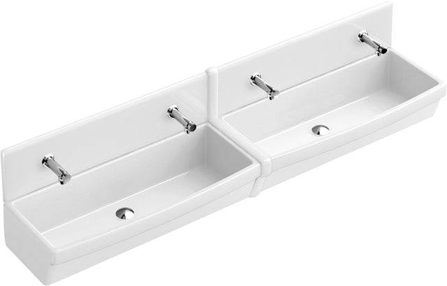 Villeroy & Boch O.novo Reihenwaschanlage 1000 mm Weiß Alpin – Sanitärkeramik