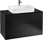 schwarz / Mitteldichte Faserplatte (MDF) / schwarz