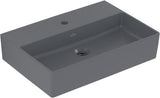 Villeroy & Boch Memento 2.0 Wandwaschbecken 600 mm Graphite CeramicPlus