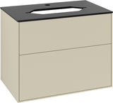 Villeroy & Boch Finion Waschtischunterschrank 800 mm Anthracite Matt mit LED-Beleuchtung