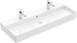 Villeroy & Boch Wandwaschbecken Memento 2.0 1200 mm Rechteck Weiß Alpin