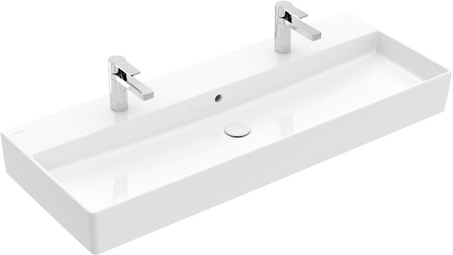 Villeroy & Boch Wandwaschbecken Memento 2.0 1200 mm Rechteck Weiß Alpin