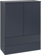 Mitteldichte Faserplatte (MDF) / blau / matt