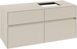 Villeroy & Boch Waschbeckenunterschrank Collaro C130 B0 1200 mm Cashmere Grey mit Beleuchtung und SoftClosing
