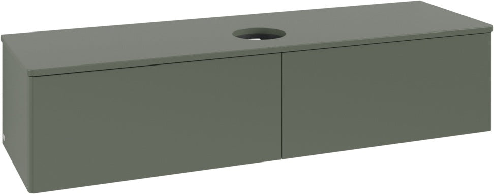 Villeroy & Boch Waschbeckenunterschrank Antao L36010 1600 mm Leaf Green Matt mit LED-Beleuchtung