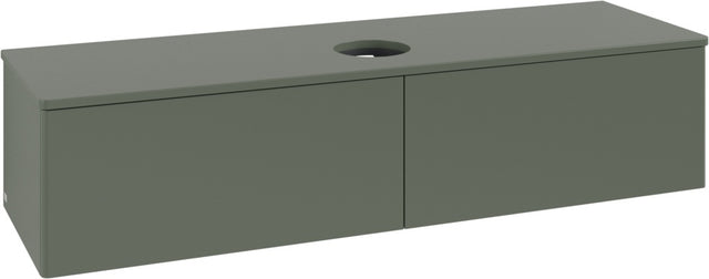 Villeroy & Boch Waschbeckenunterschrank Antao L36010 1600 mm Leaf Green Matt mit LED-Beleuchtung