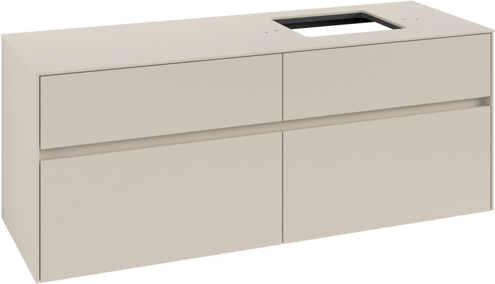 Villeroy & Boch Waschtischunterschrank Collaro C13300 Cashmere Grey 1400 mm