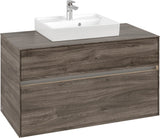 Villeroy & Boch Waschtischunterschrank Collaro C016B0 1000 mm Stone Oak mit LED-Beleuchtung
