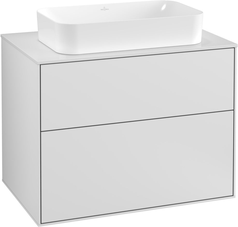Villeroy & Boch Finion Waschtischunterschrank 800 mm Anthracite Matt Lack – mit Push-to-Open