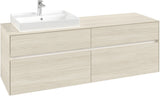 Villeroy & Boch Waschtischunterschrank Collaro C022 B0 1600 mm White Oak mit LED-Beleuchtung
