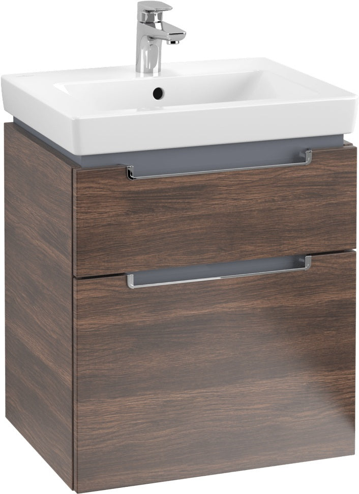 Villeroy & Boch Subway 2.0 Waschbeckenunterschrank Nordic Oak 537 mm mit SoftClosing