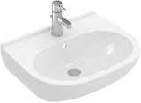Villeroy & Boch O.novo Combi-Pack Waschtisch 600x490mm Oval Weiß Alpin mit Armatur