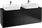 schwarz / Mitteldichte Faserplatte (MDF) / schwarz