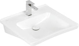 Villeroy & Boch ViCare Wandwaschbecken 600x550mm Rechteck Weiß Alpin – Barrierefrei