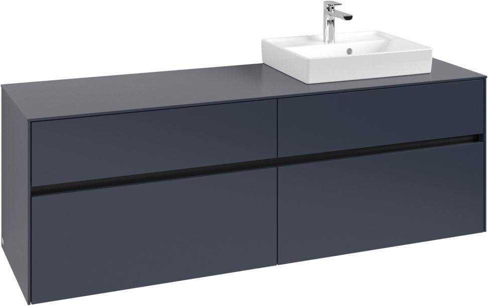 Villeroy & Boch Collaro Waschbeckenunterschrank 1600 mm White Oak mit LED-Beleuchtung