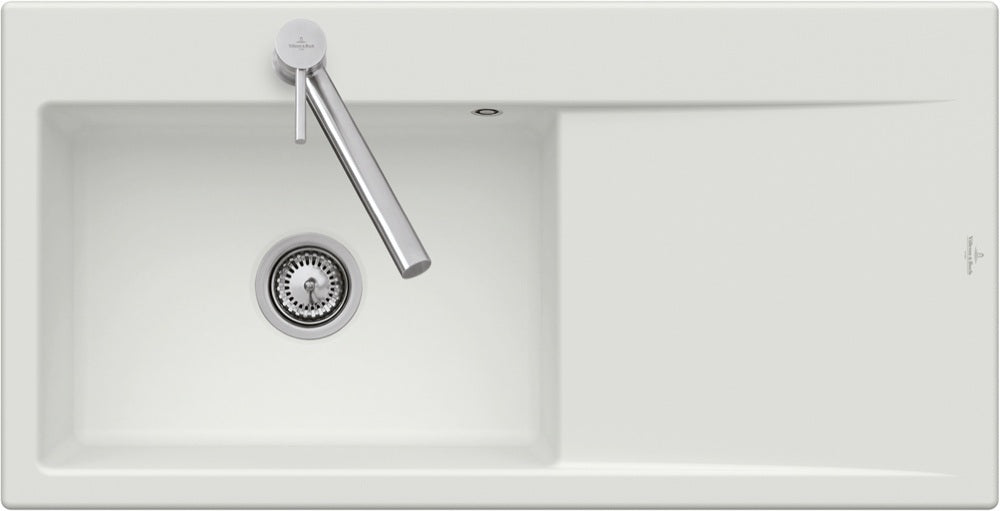 Villeroy & Boch Subway Style 60 Flat Spüle 980x490mm Ivory CeramicPlus flächenbündig