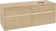 Villeroy & Boch Waschtischunterschrank Collaro C047 B0 1400 mm Nordic Oak mit Beleuchtung