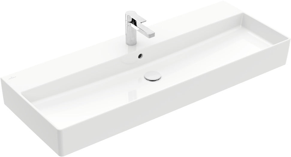 Villeroy & Boch Wandwaschbecken Memento 2.0 1200 mm Rechteck Weiß Alpin