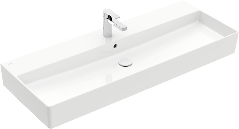 Villeroy & Boch Wandwaschbecken Memento 2.0 1200 mm Rechteck Weiß Alpin