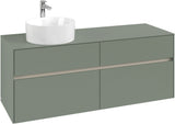 Villeroy & Boch Waschbeckenunterschrank Collaro C046 1400 mm White Oak mit 4 Auszügen