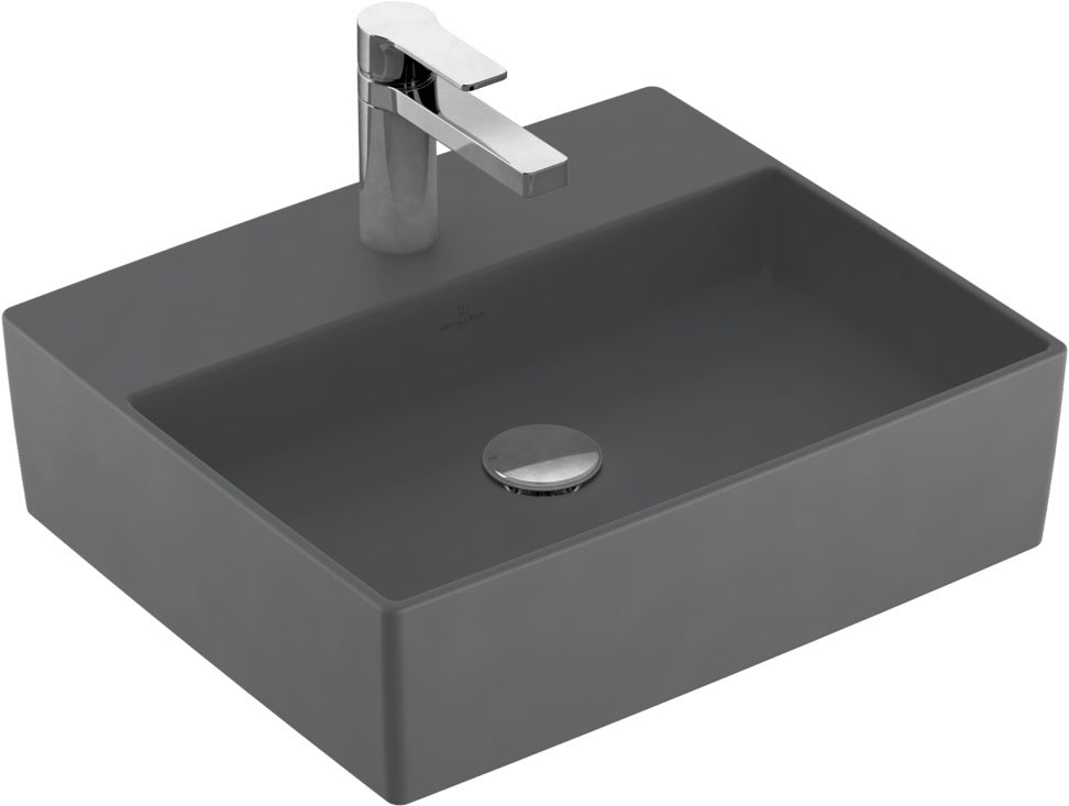Villeroy & Boch Aufsatzwaschbecken Memento 2.0 Graphite CeramicPlus 498x420mm